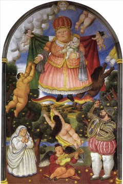 Fernando Botero Painting - Portal CelestialFernando Botero